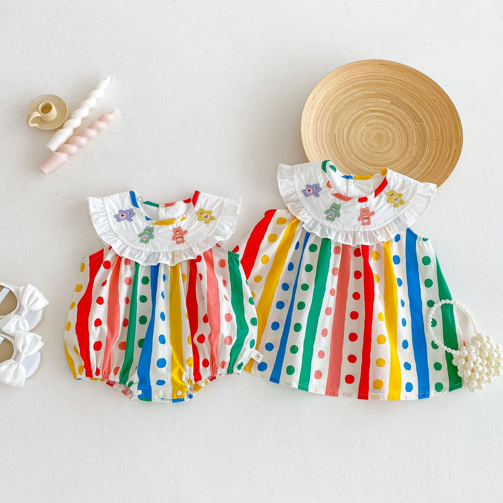 Colorful Teddy Bear Dress for Children