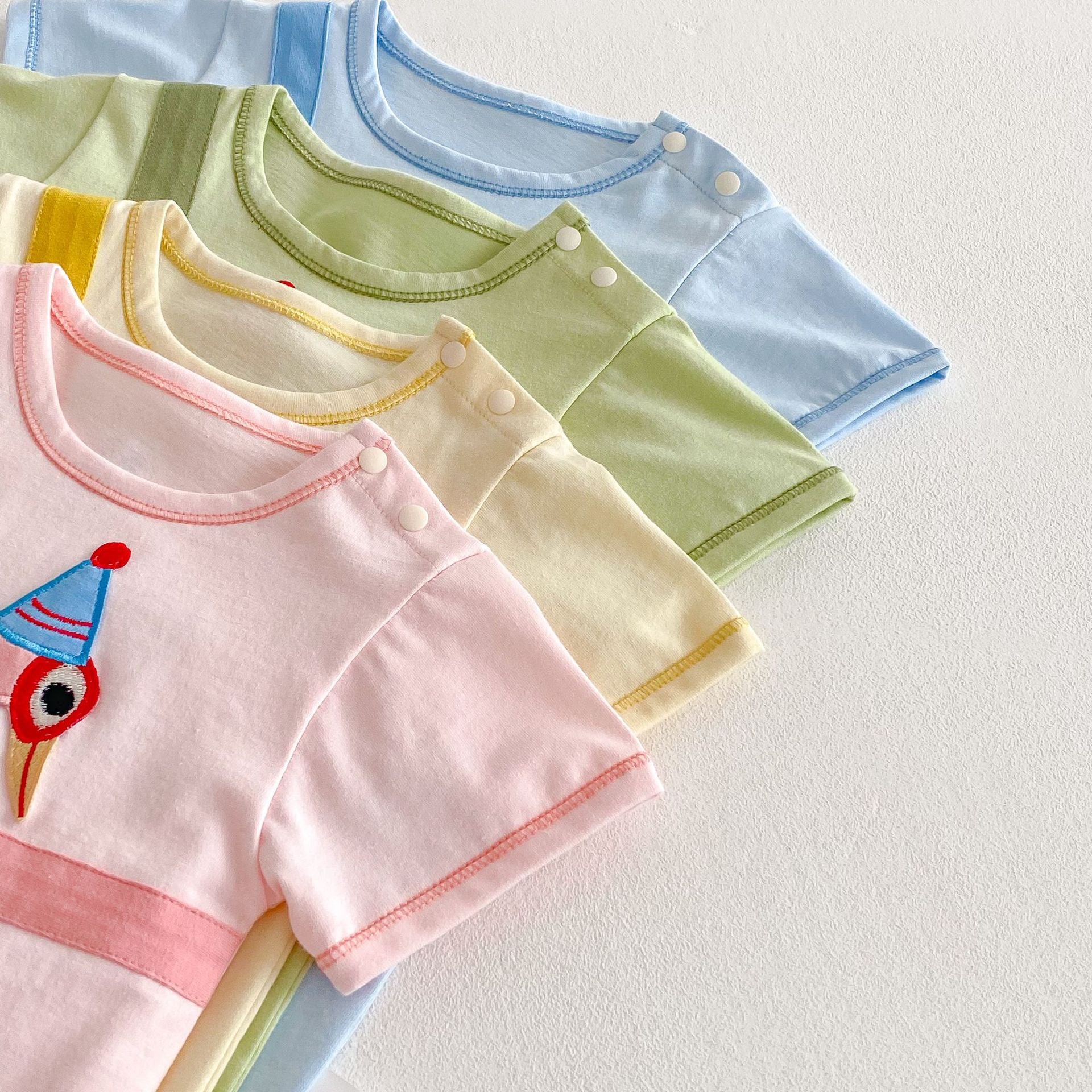 Baby Cotton Short Sleeve Romper