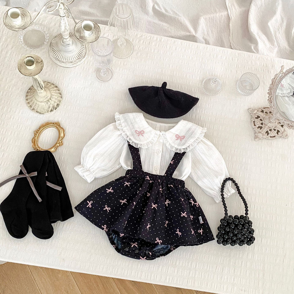 Children's Overalls with Bows