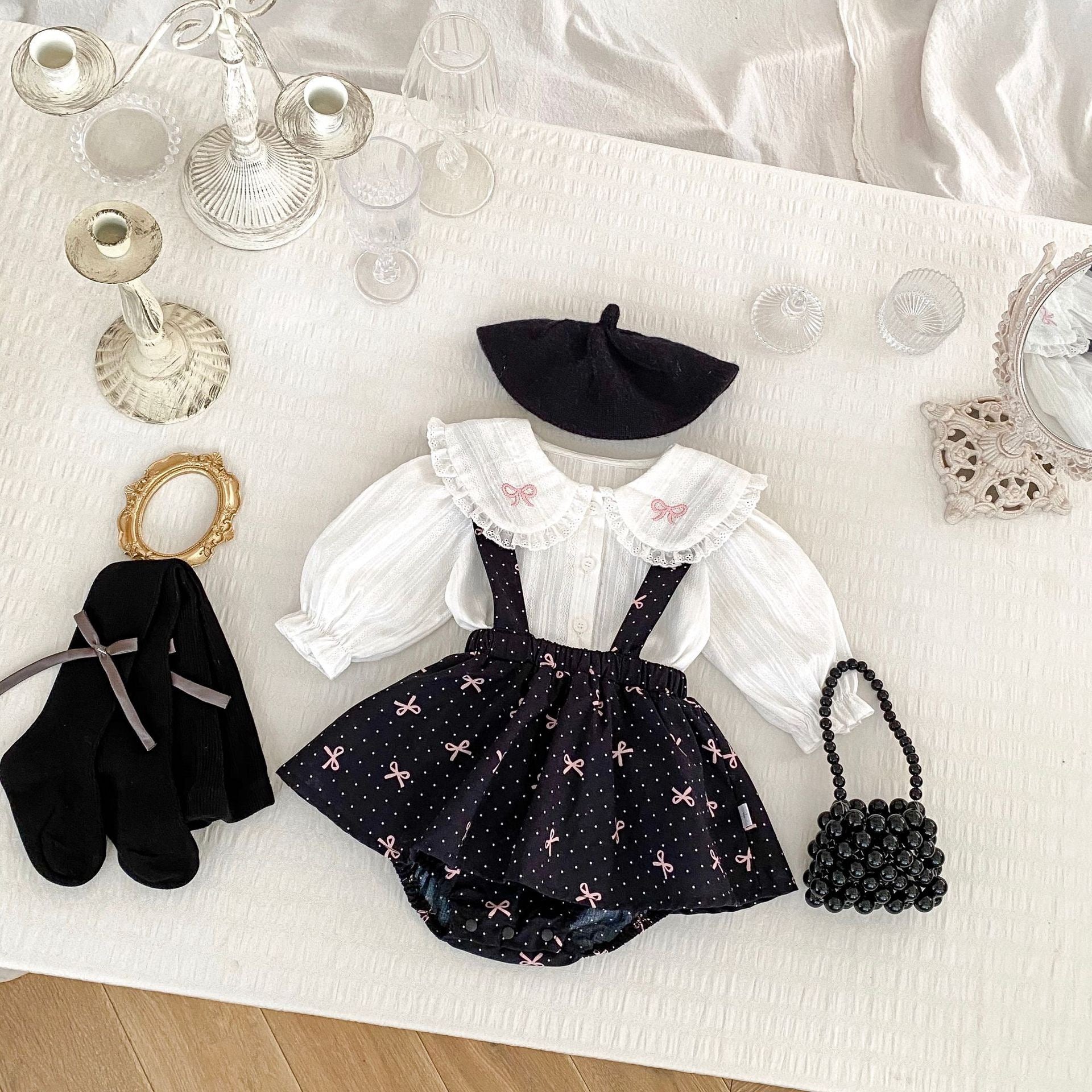 Children's Overalls with Bows