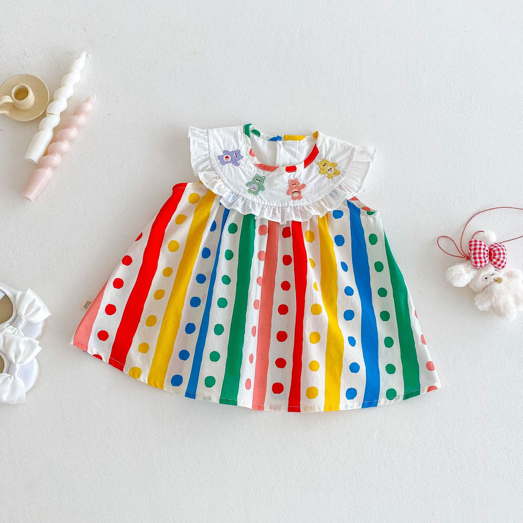 Colorful Teddy Bear Dress for Children