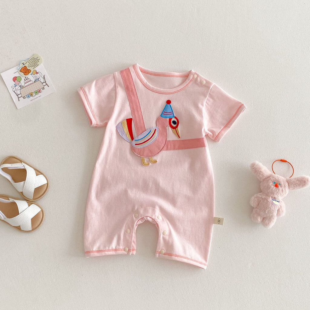 Baby Cotton Short Sleeve Romper