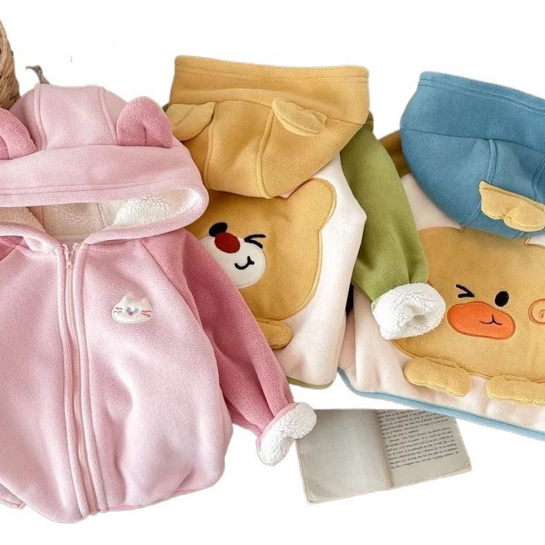 Children's Jacket with Little Animals and Ears