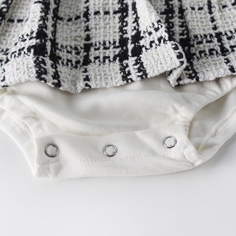 Baby Girl Plaid Coat Tutu Dress