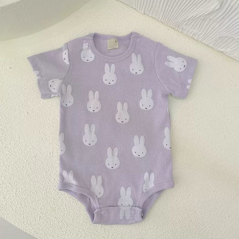 Baby Cartoon Romper + Pants + Hat Set