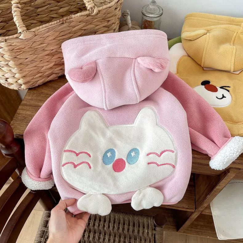 Children's Jacket with Little Animals and Ears