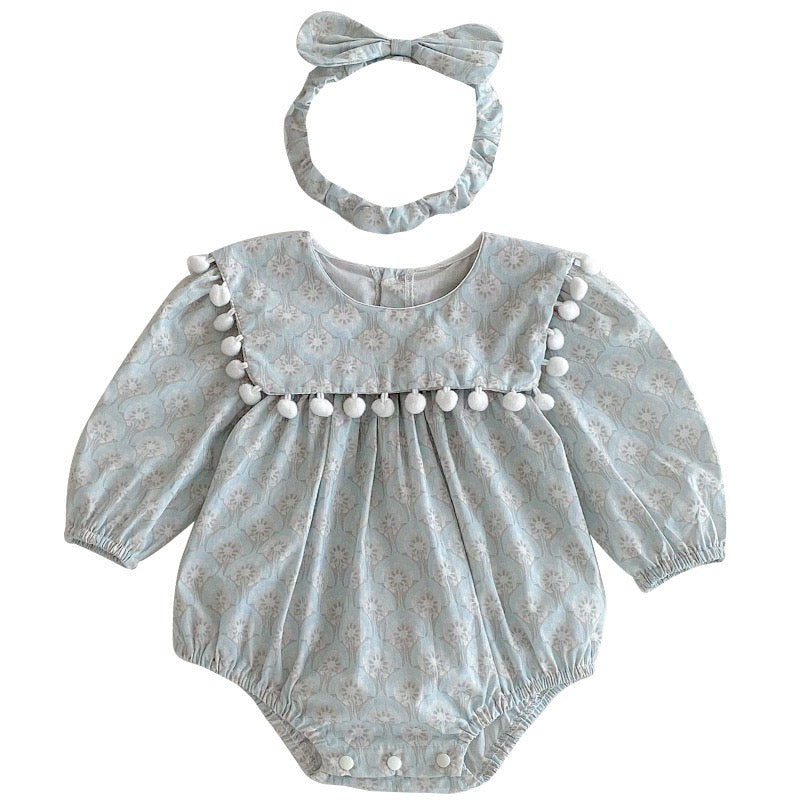 Long Sleeved Kids Clothes Autumn Triangle Sisters Dress
