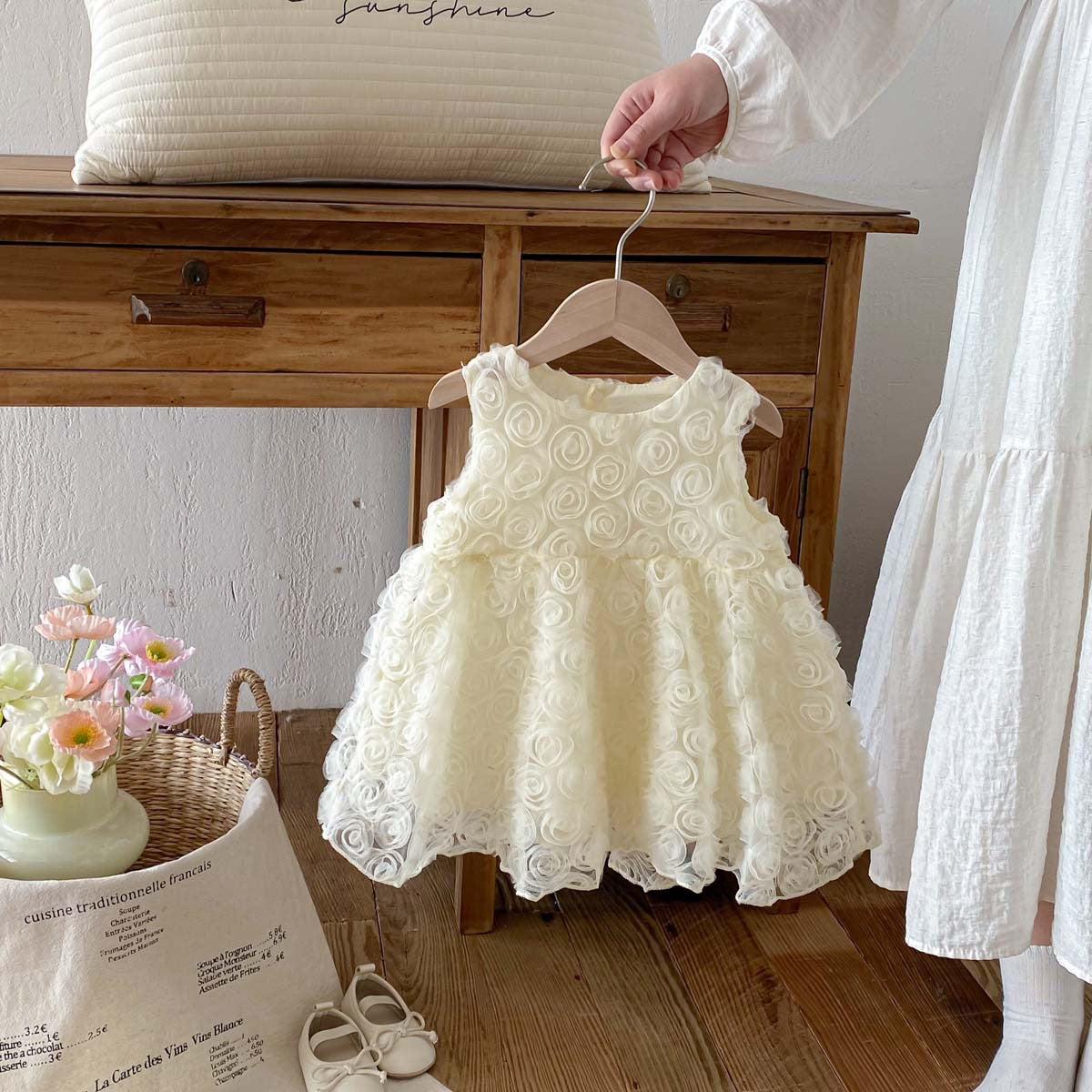 Roses Flowers Princess Girls Dress