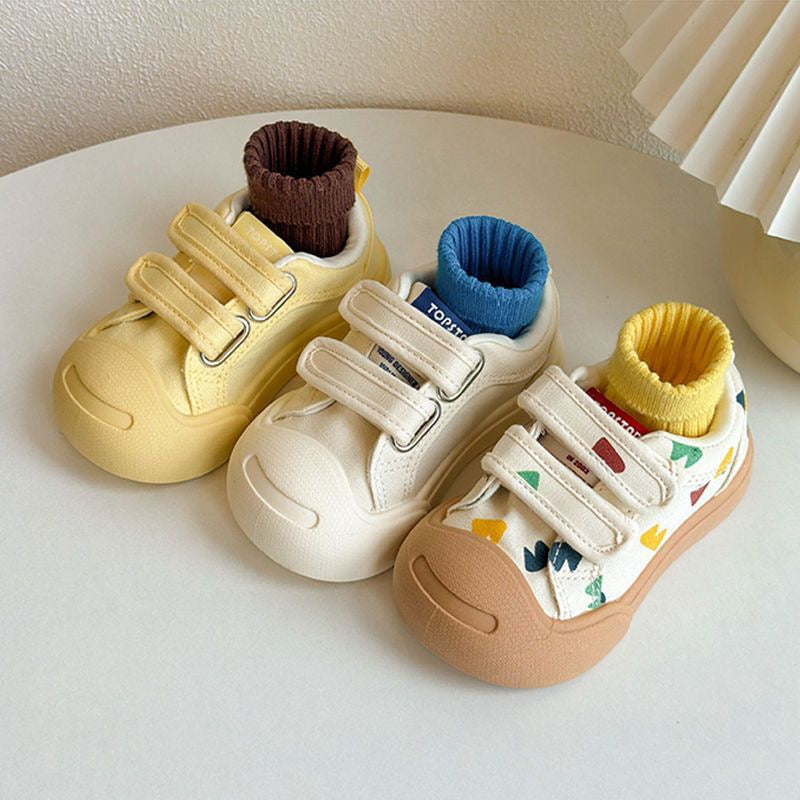 Sneakers da bambino con doppio strappo