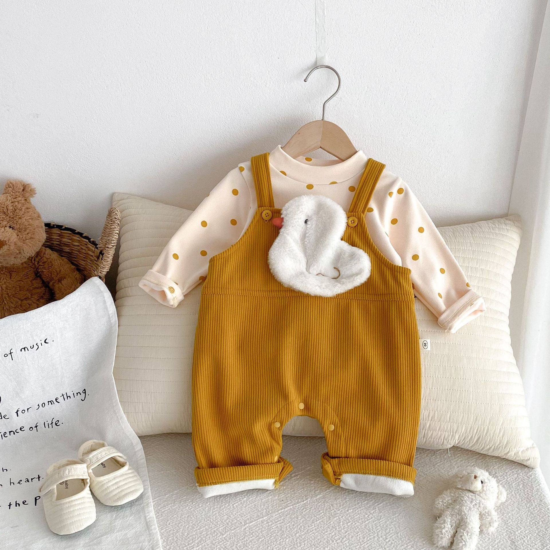 Polka Dot Duckling Children's Set