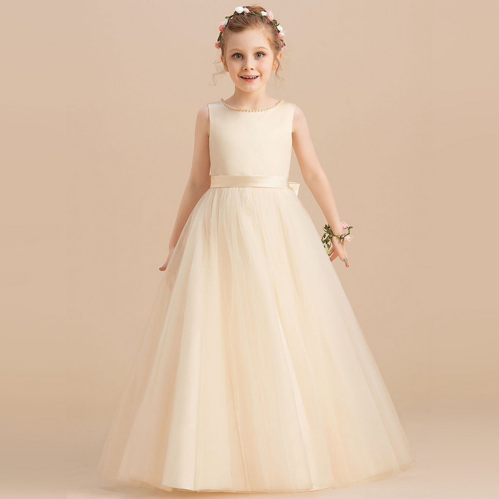 Classic Children's Dress with Bow