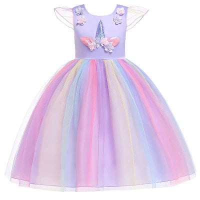 Unicorn Party Dress with Accessories
