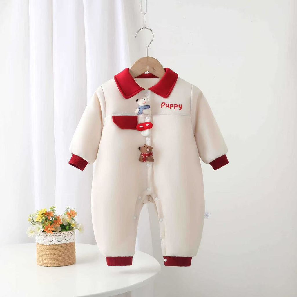 Baby Bear Onesie with Collar