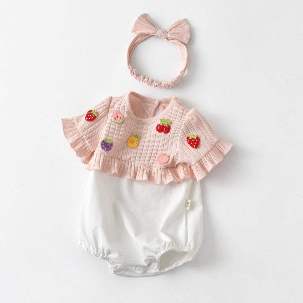 Strawberry Girl's Bodysuit