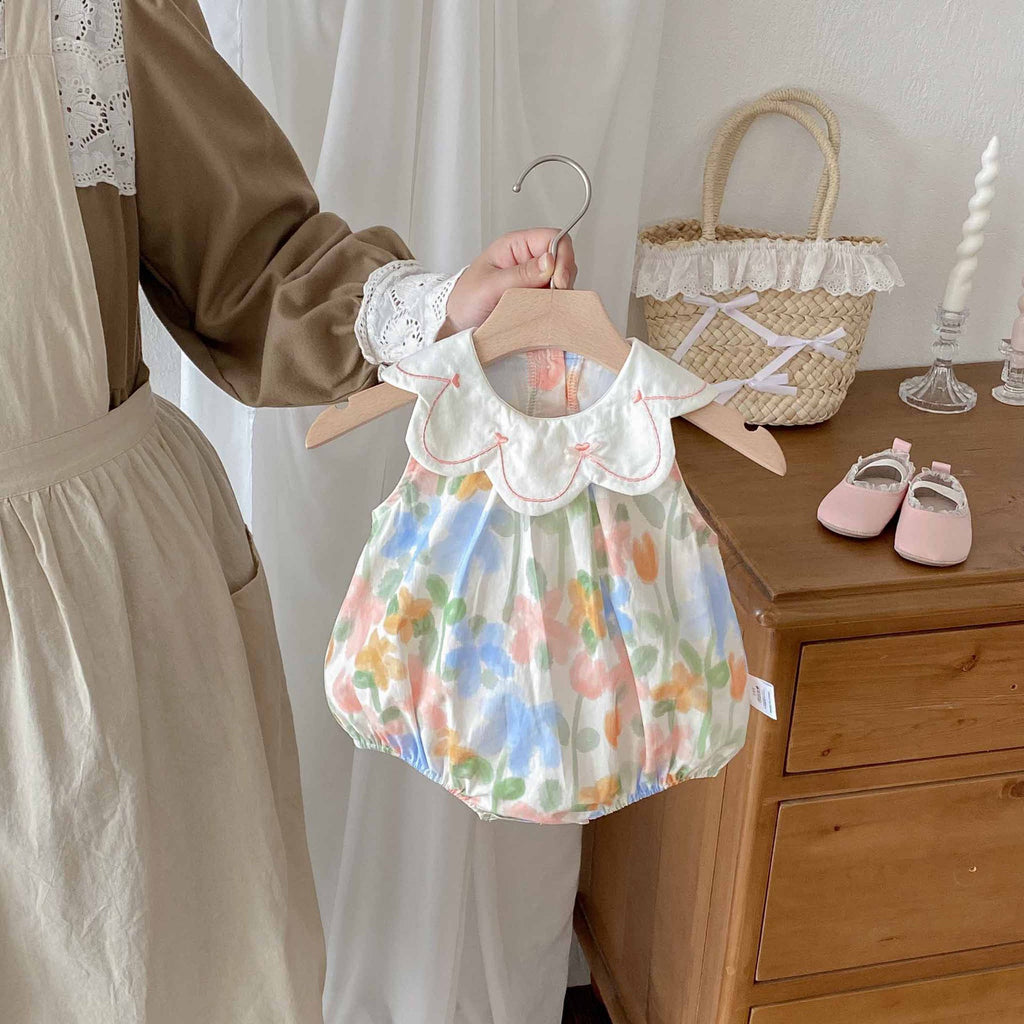 Body de Bebé para Niñas Recién Nacidas con Flores
