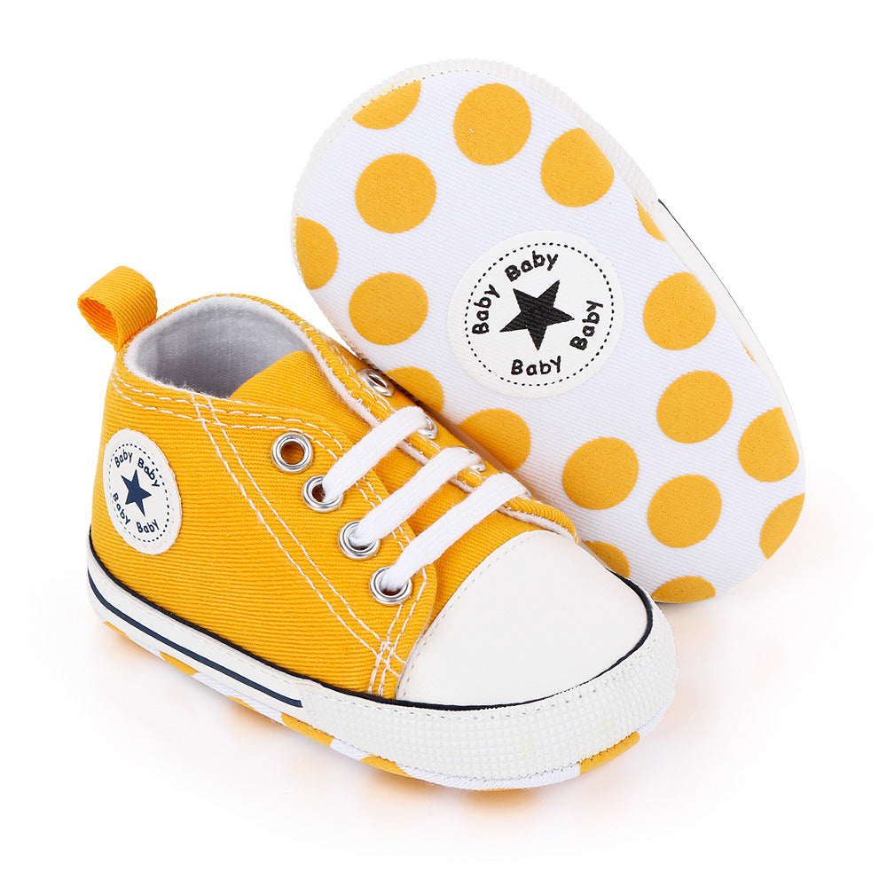 Star Canvas Soft Sole First Walker