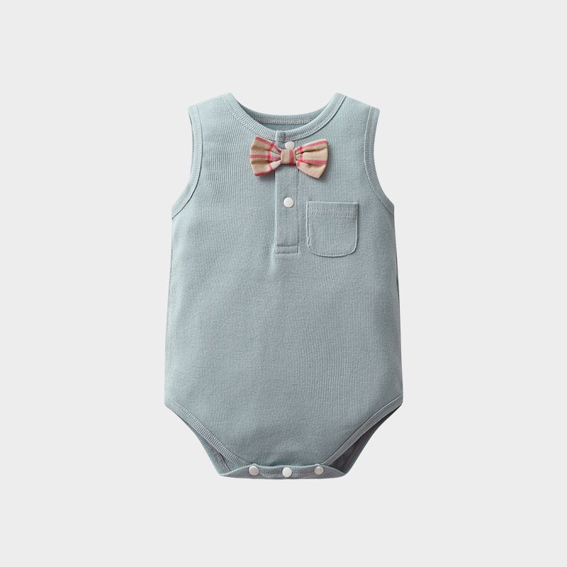 Baby Bodysuit with Bow Tie