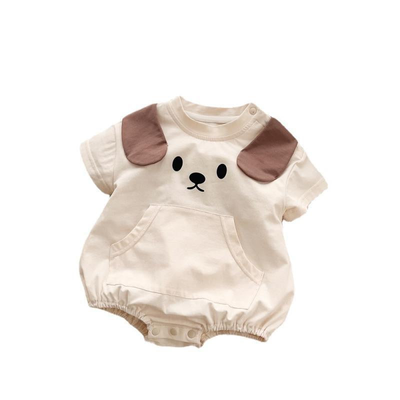 Body estivo per bambini con disegno di cucciolo