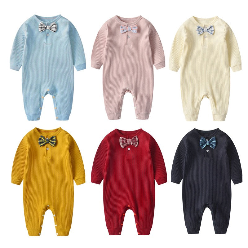 Children's Jumpsuit with Bow Tie