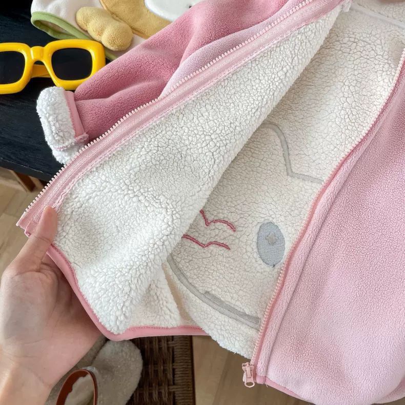 Children's Jacket with Little Animals and Ears