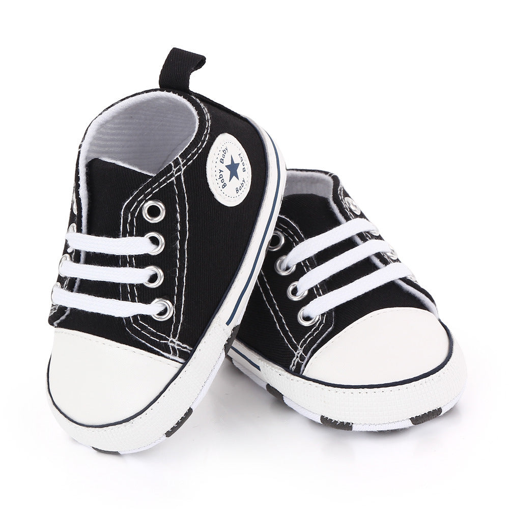 Star Canvas Soft Sole First Walker