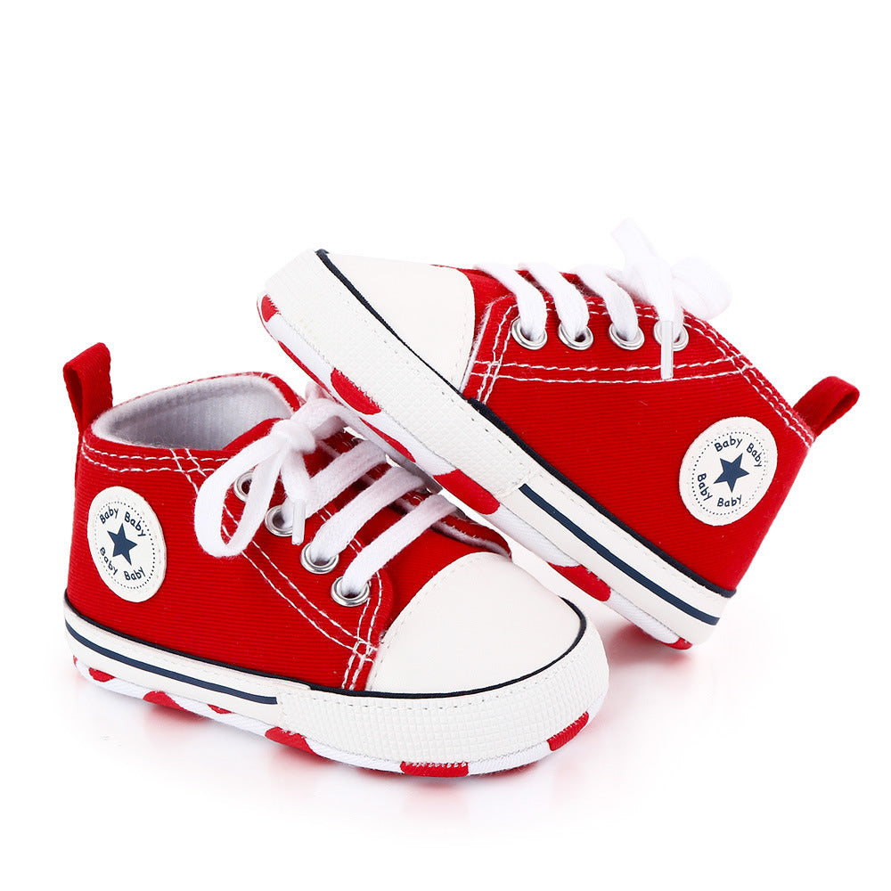 Star Canvas Soft Sole First Walker