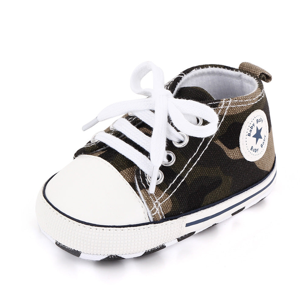 Star Canvas Soft Sole First Walker