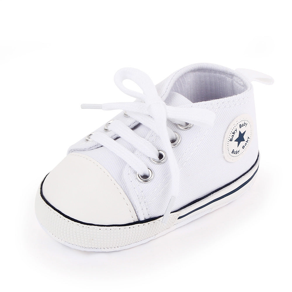 Star Canvas Soft Sole First Walker
