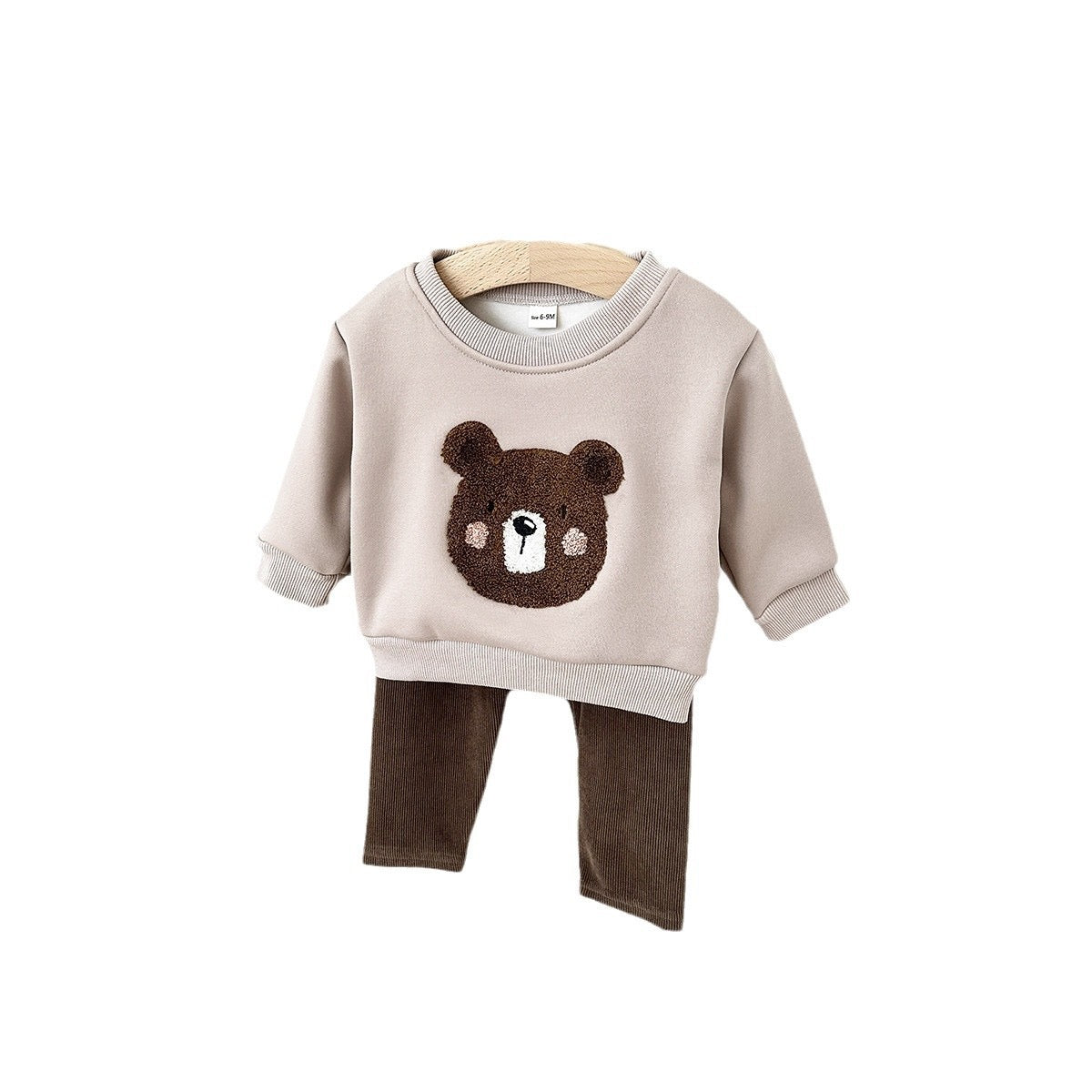 Winter Bear Fleece Hoodie & Pants 2PC Set