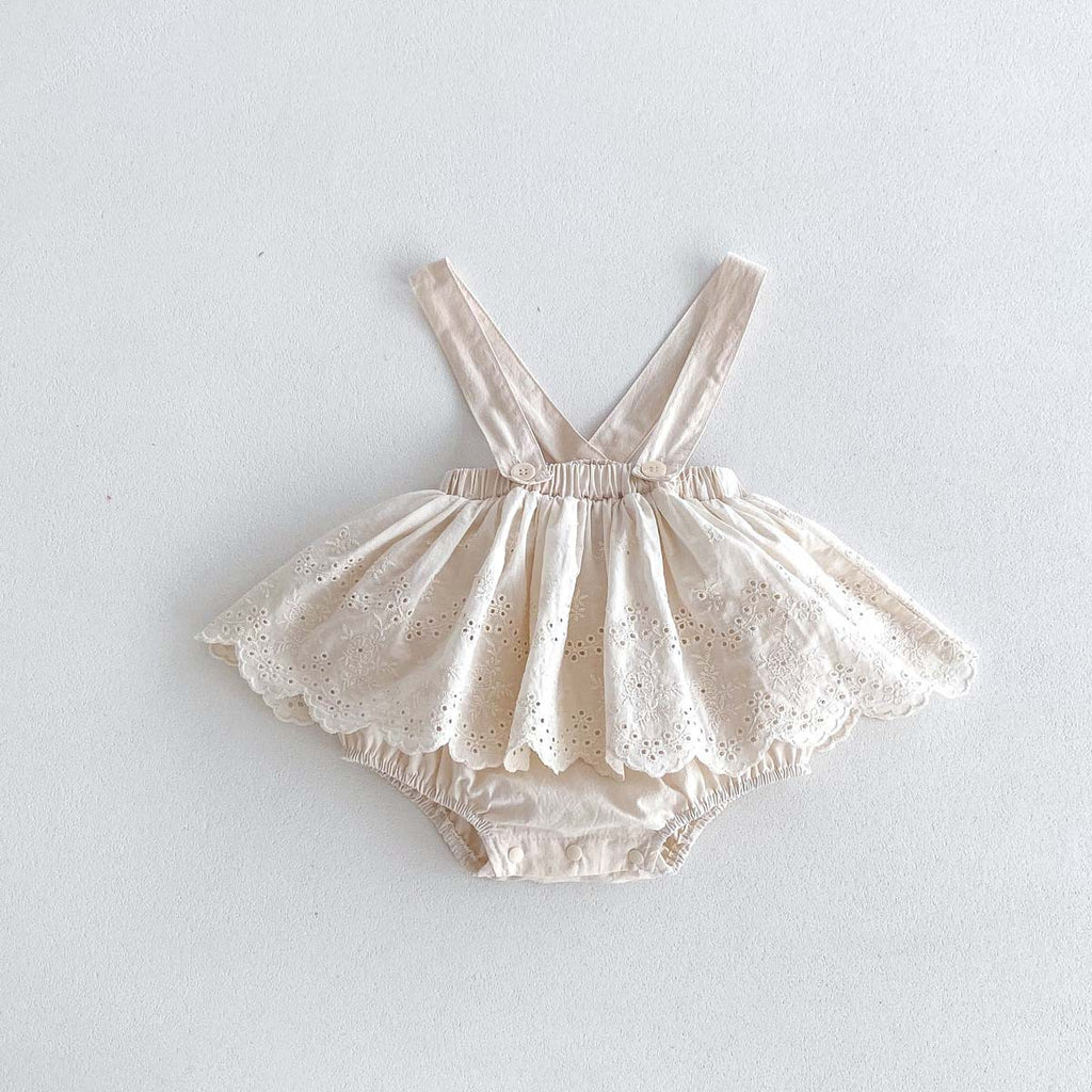 Children's Long-Sleeved Lace Set