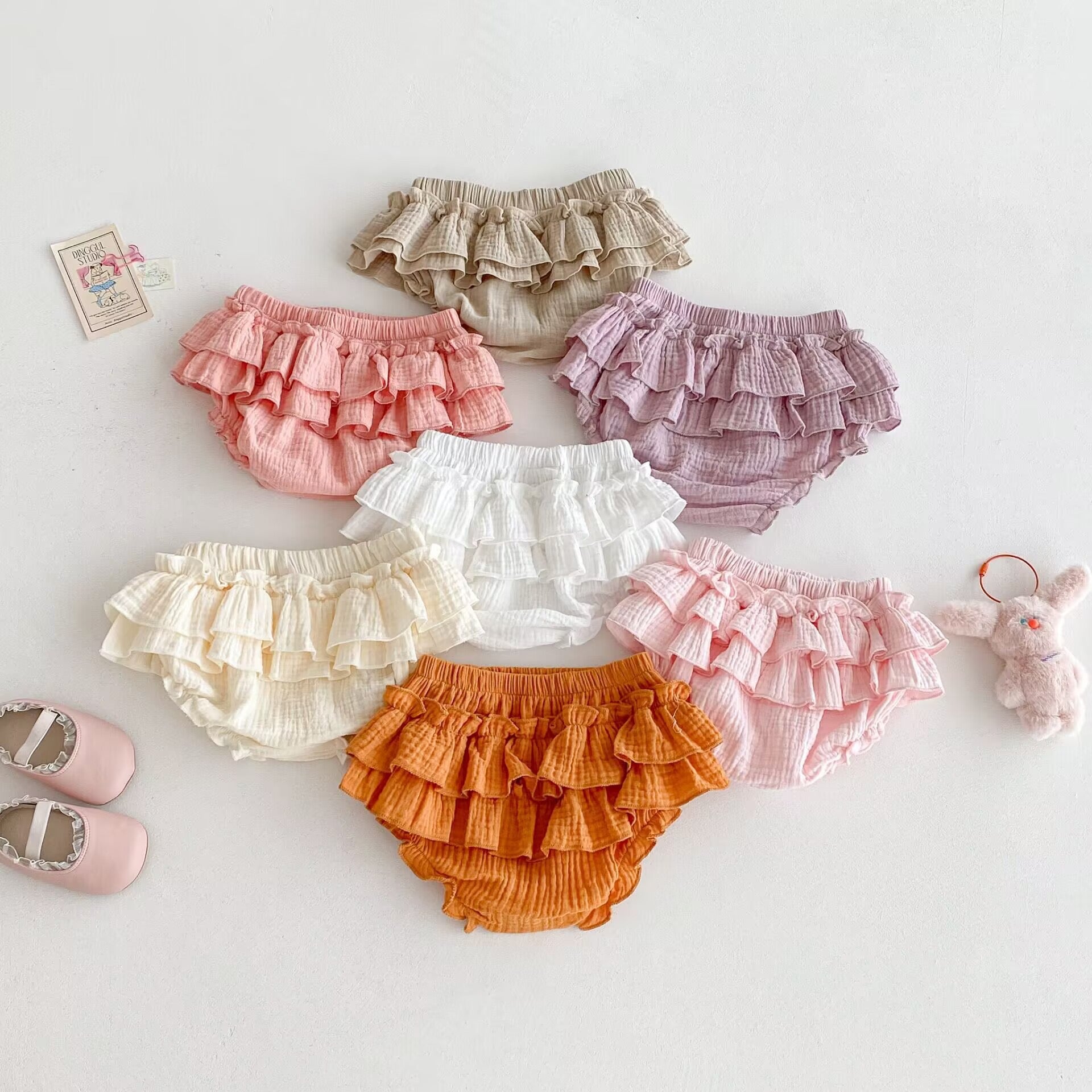 Baby Girls Lace Bloomers Cotton Infant Shorts