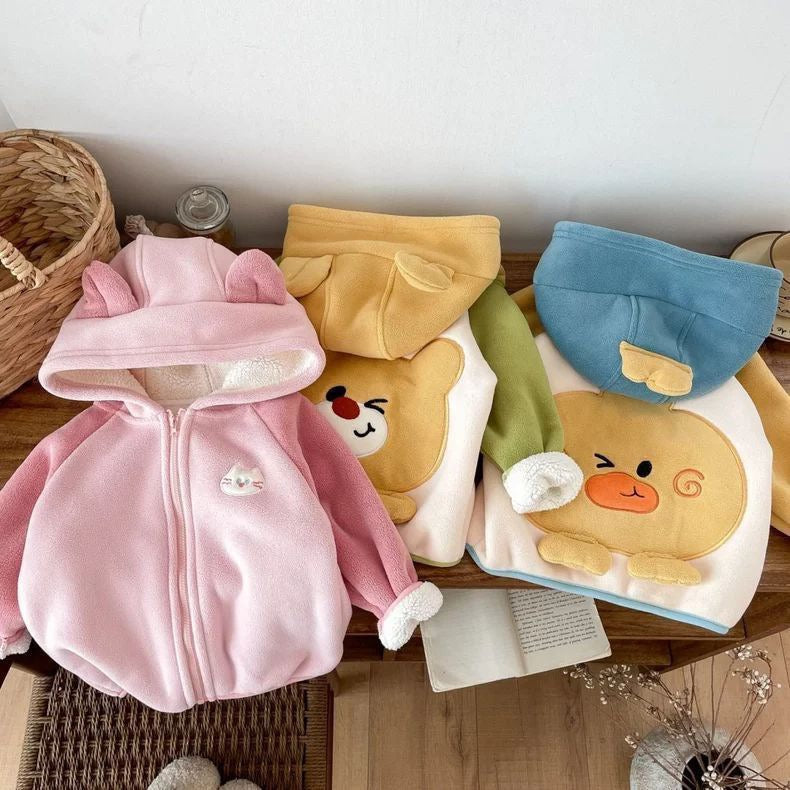 Children's Jacket with Little Animals and Ears