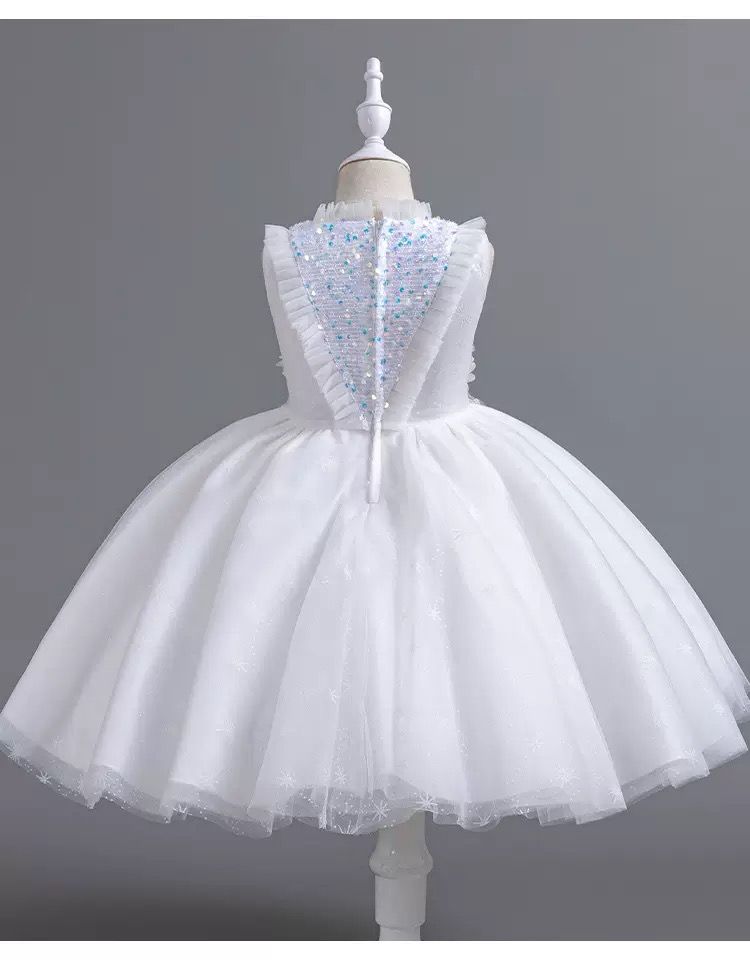 Shiny Floral Children's Party Dress