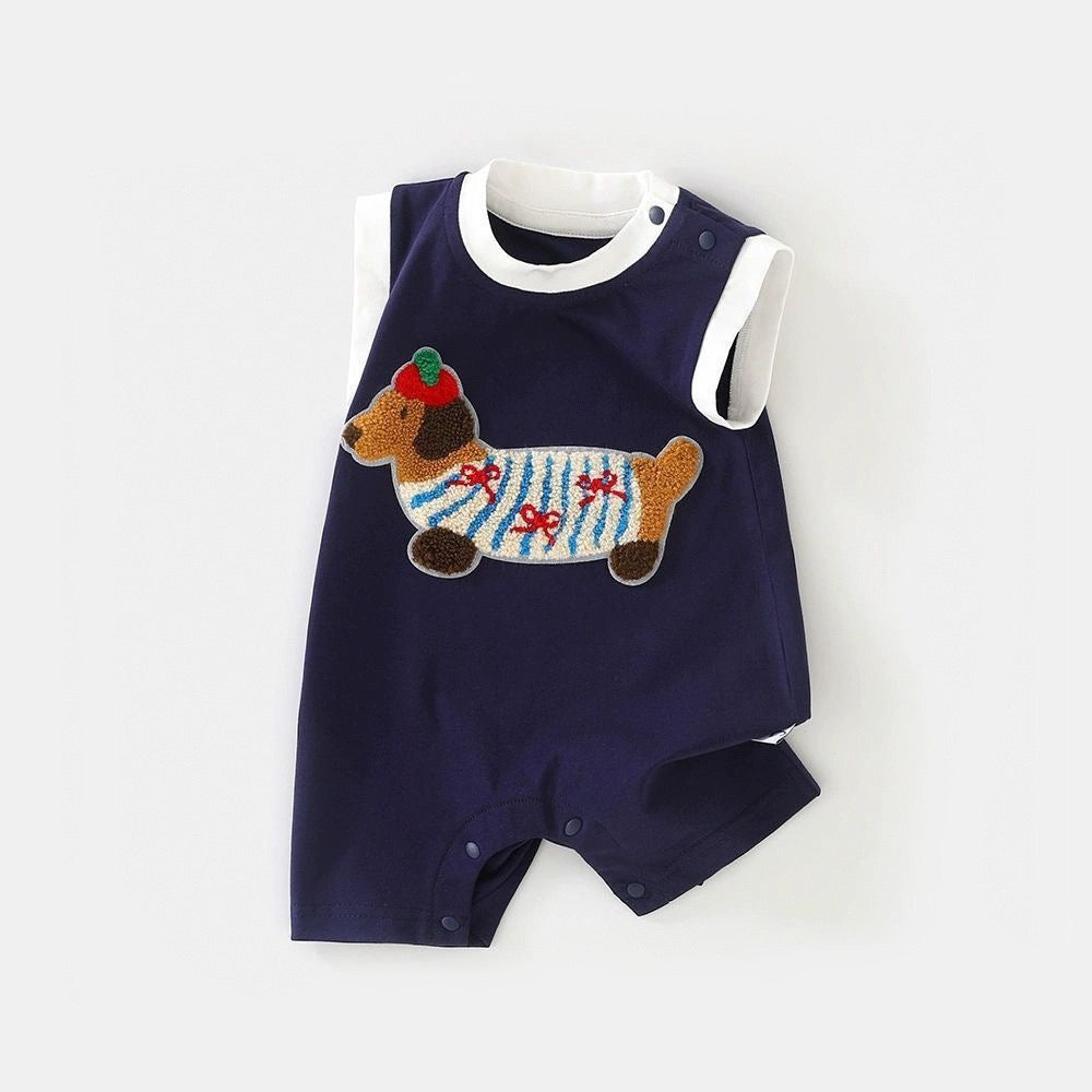 Baby Onesie with Puppy Design