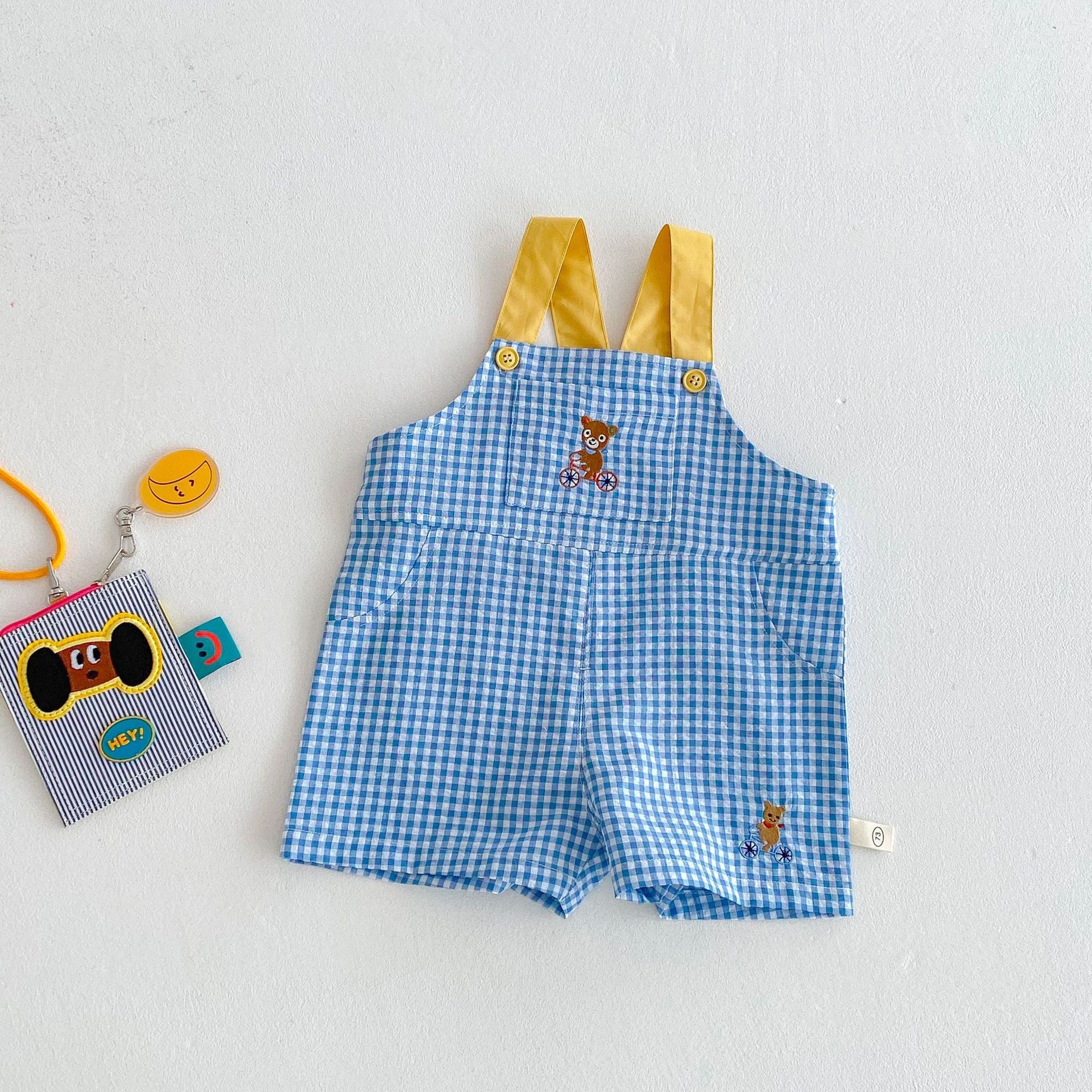 Tuta salopette per bambini a righe, pantaloni casual per neonati e bambine