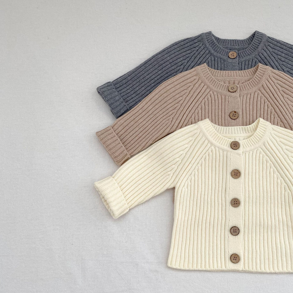 Children's Knitted Jacket with Buttons