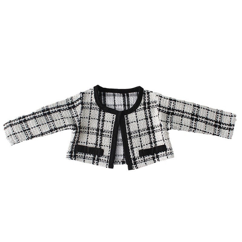 Baby Girl Plaid Coat Tutu Dress
