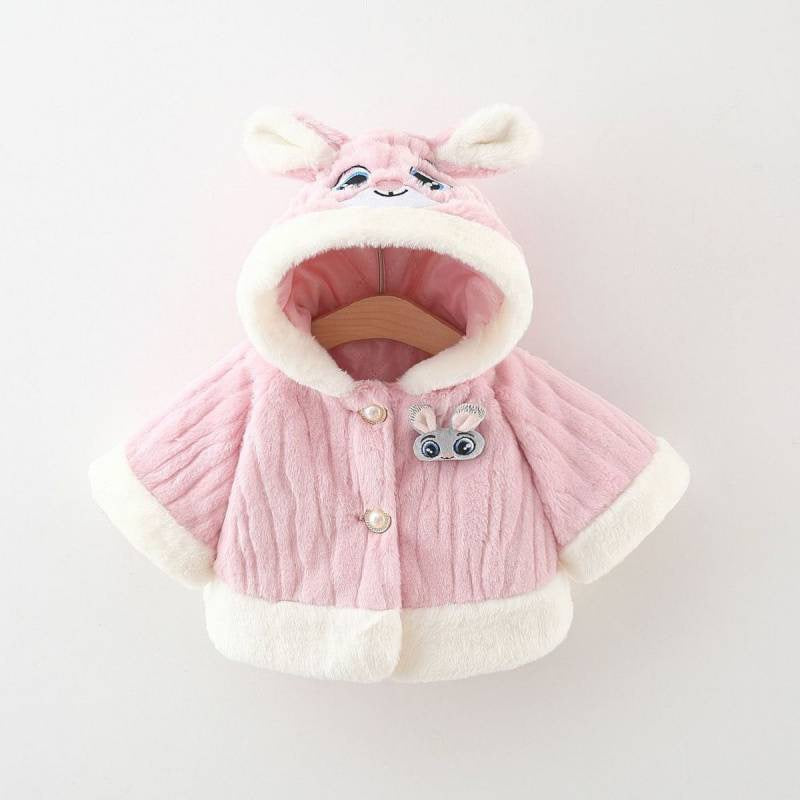 Children's Winter Coat with Teddy Bear Design