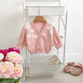 Children's Knitted Cardigan with Love Buttons