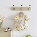 Baby Girls Daisy Embroidery Romper