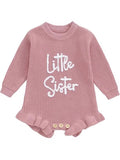 Baby Bodysuit Knitted Sister