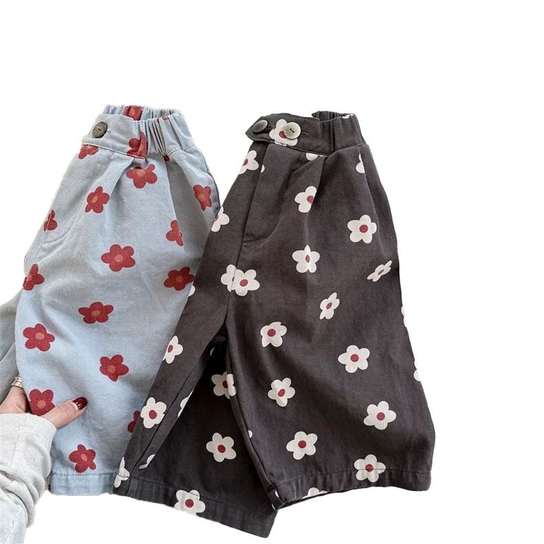 Children's Floral Pants