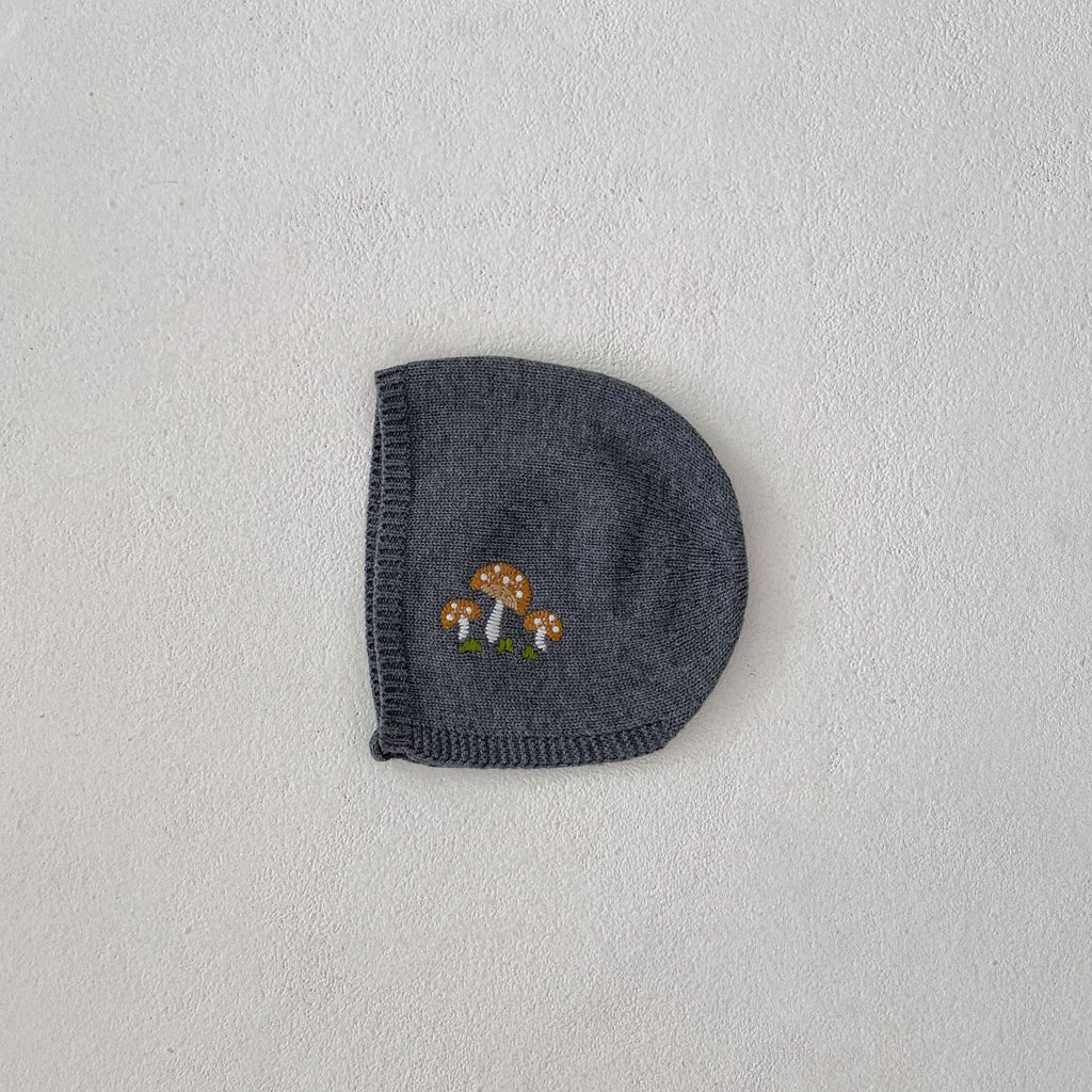 Baby Bodysuit with Mushroom Knit