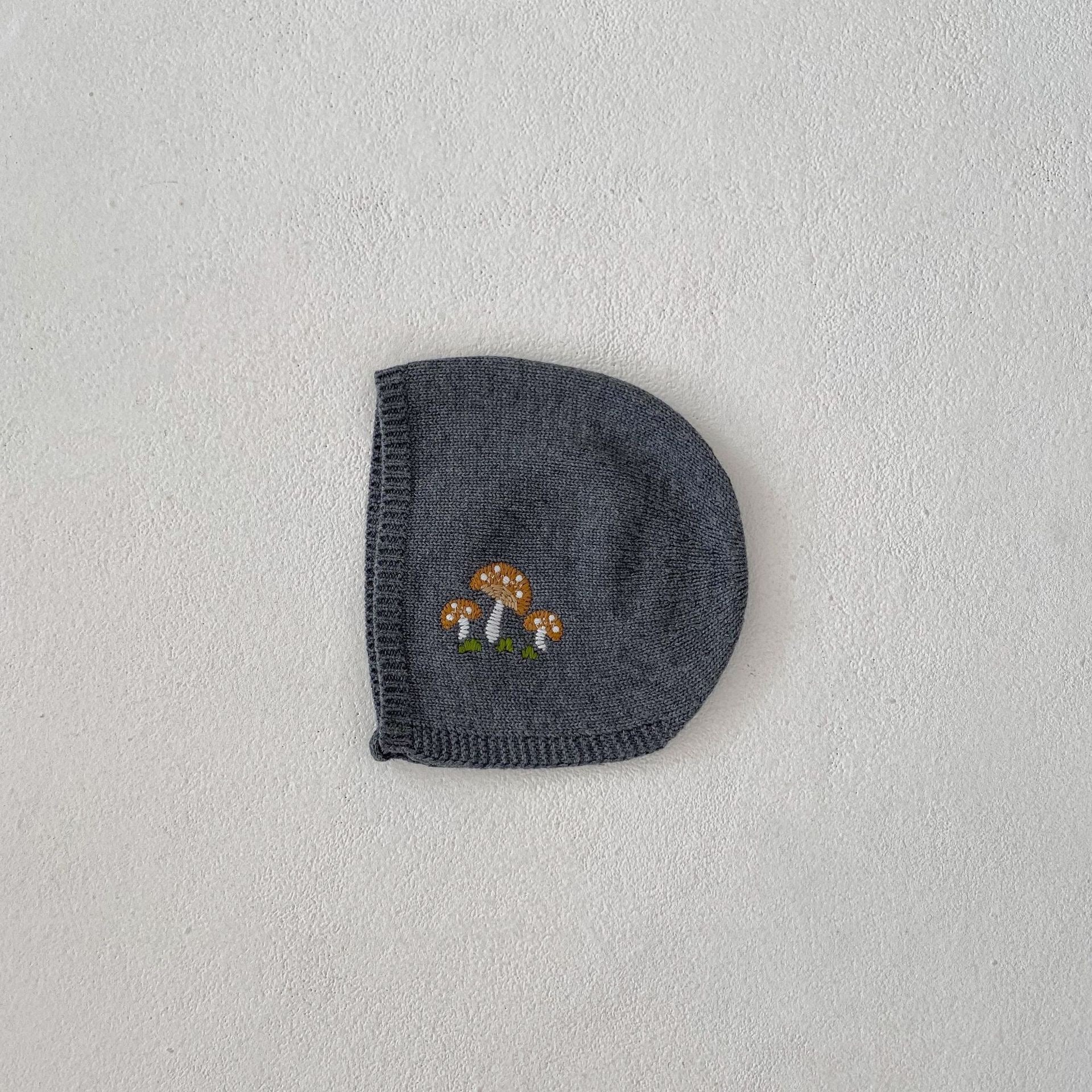 Baby Bodysuit with Mushroom Knit