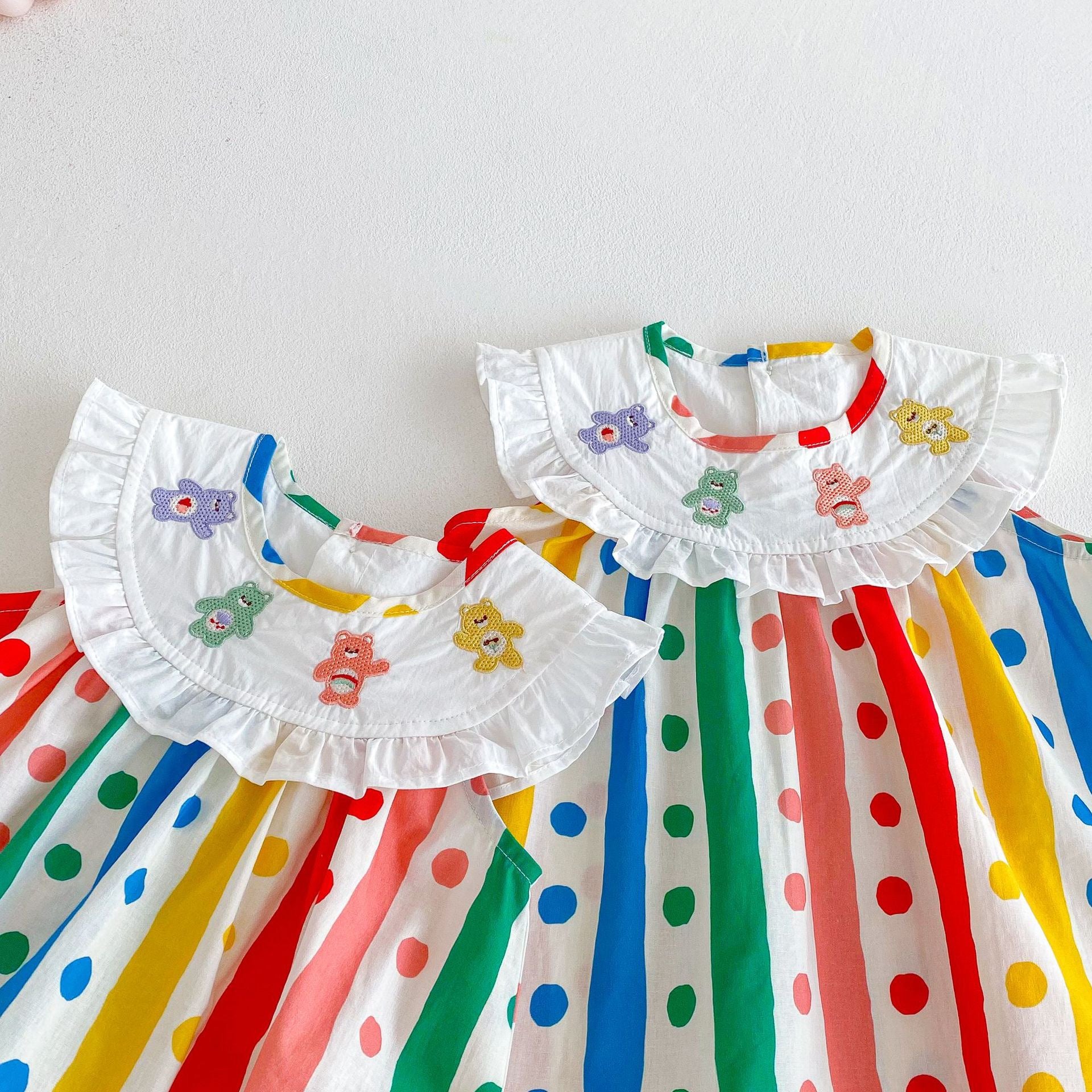 Colorful Teddy Bear Dress for Children