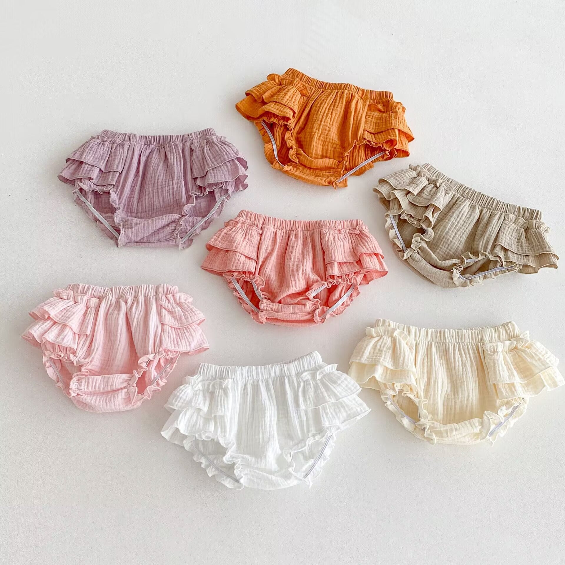 Baby Girls Lace Bloomers Cotton Infant Shorts