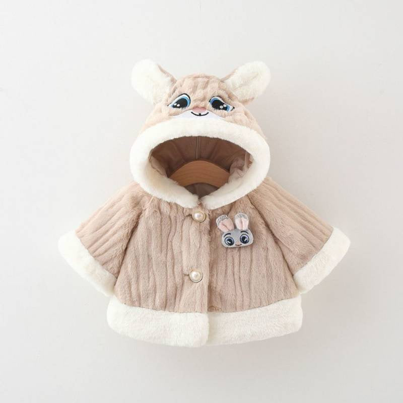 Children's Winter Coat with Teddy Bear Design