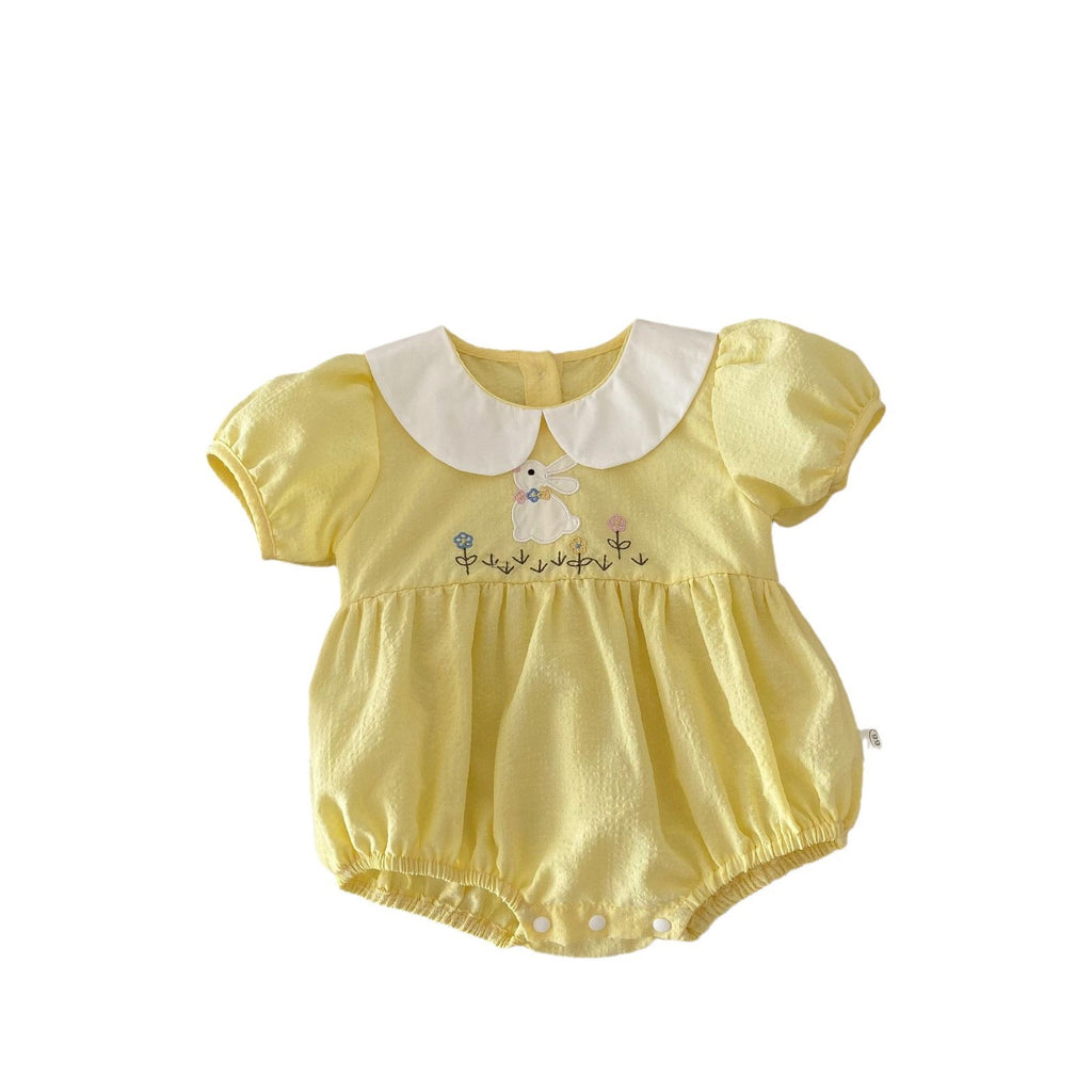 Yellow Bunny Baby Bodysuit