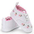 Embroidered flower anti slip walking shoes