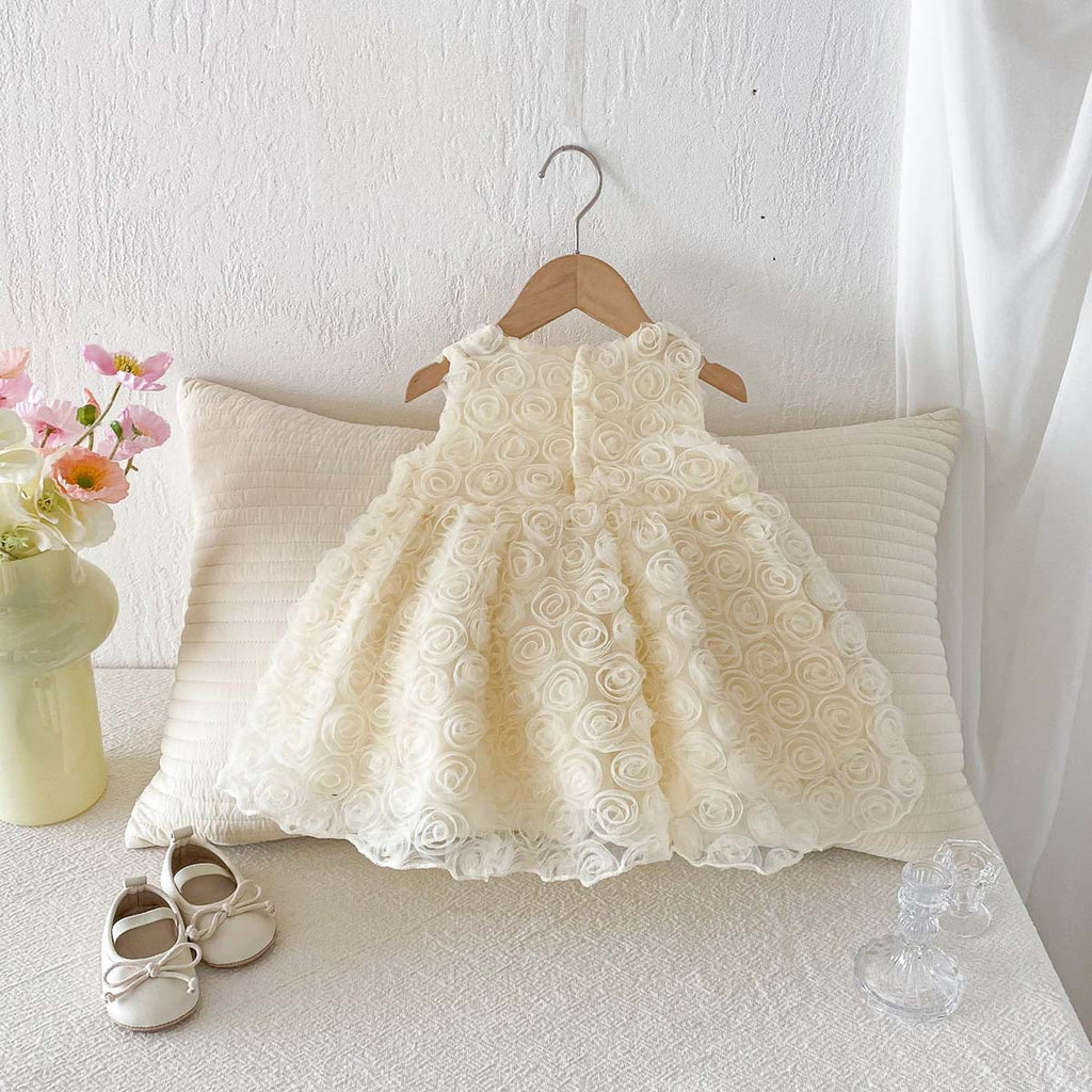 Roses Flowers Princess Girls Dress